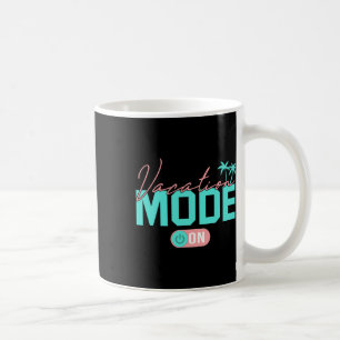 Caneca De Café Modo de Férias Verão Modo de Férias da Família Via