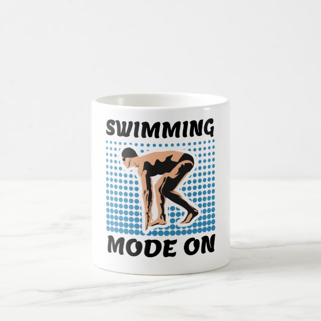 Caneca De Café Modo de Nadação ativado - Piscina (Centro)