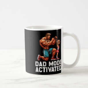 Caneca De Café Modo de pai Ativado Dia de os pais Gym Workout Bod