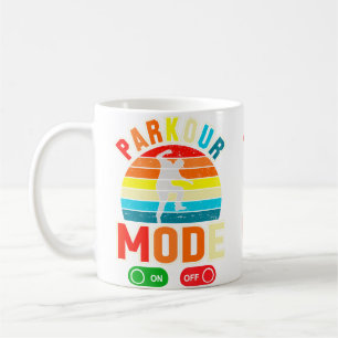 Caneca De Café Modo de Parkour Backflip Presentes de Parkour Free