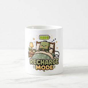 Caneca De Café Modo de Recarga Bateria Sonolenta Confortável Mi