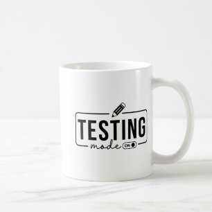 Caneca De Café Modo De Teste De Camisa De Professores De Dia Em P
