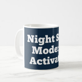 Caneca De Café Modo de Turno Noturno: Ativado