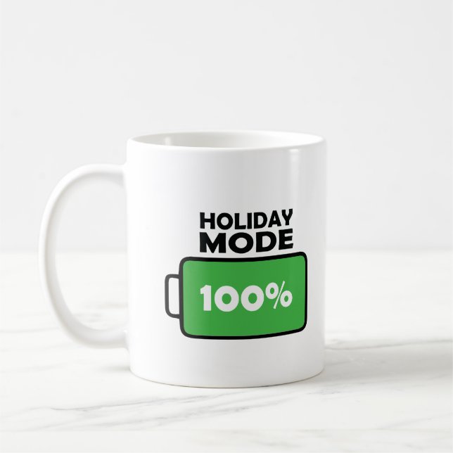 Caneca De Café Modo Feriado Café 100% Lover Mugs Homens Presentes (Esquerda)