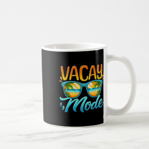 Caneca De Café Modo Férias Ativado Férias Verão Cruzeiro Escapada