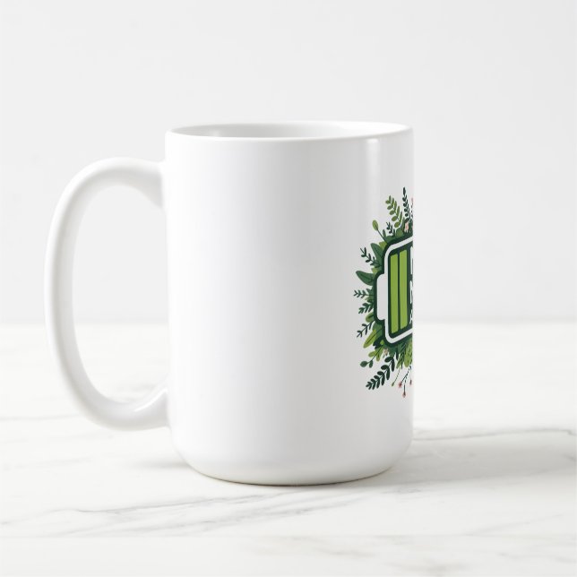 Caneca De Café Modo Mamãe Sempre Ligado (Esquerda)