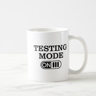 Caneca De Café Modo No Dia De Teste Professora No Dia De Teste Ho
