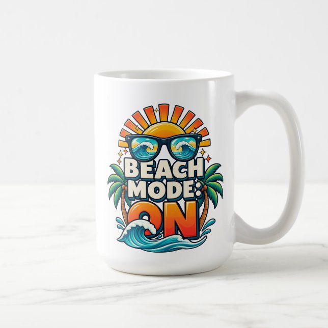 Caneca De Café Modo Praia: Pronto (Direita)