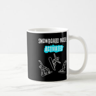 Caneca De Café Modo Snowboard ativado