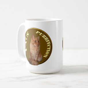 Caneca De Café Moedas De Gato Douradas Com Gengibre Gengibre,
