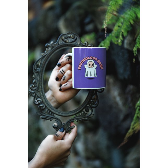 Caneca De Café Mogas De Café Cute De Halloween (Criador carregado)