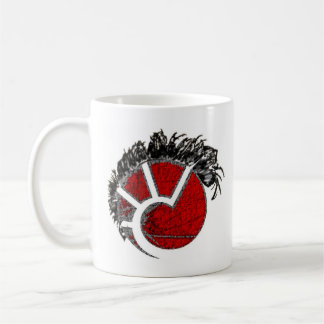 Caneca De Café Mohawk de Minmatar do punk da véspera