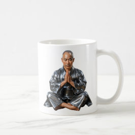 Caneca De Café Moine bouddhiste en prière