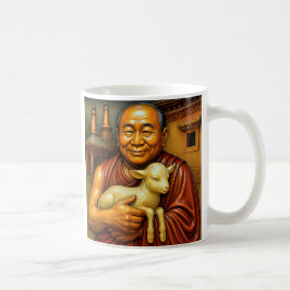 Caneca De Café Moine bouddhiste et sérénité