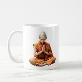 Caneca De Café Moine Zen Méditation