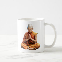 Caneca De Café Moine Zen Méditation