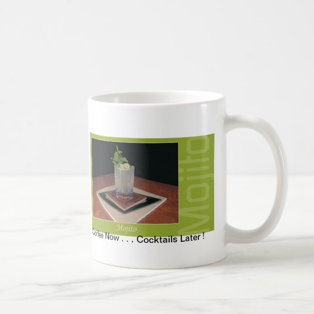 Caneca De Café Mojito - do café cocktail agora… mais tarde! (Direita)