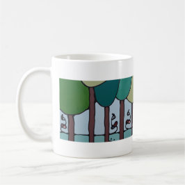 Caneca De Café Mok - Ducks between the trees