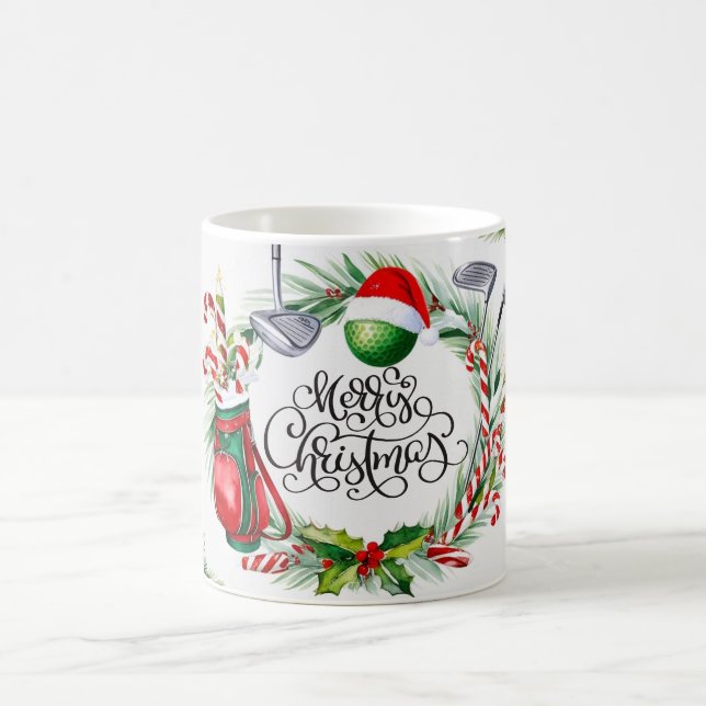 Caneca De Café Mola d'água de golfe do Natal (Centro)