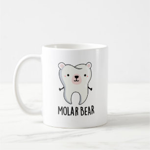 Caneca De Café Molar Bear Engraçado Tooth