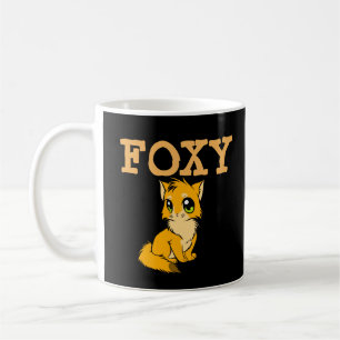 Caneca De Café Molas de café de FOXY CAT de Natal