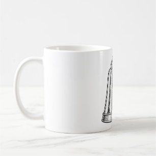 Caneca De Café Molde de Geléia Vitoriana Gravação Cozinha Vintage