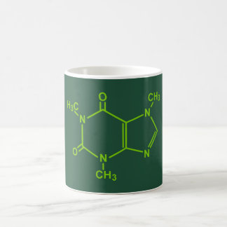 Caneca De Café Molécula da cafeína