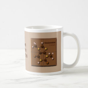 Caneca De Café Moléculas de café e de chocolate 11 oz Mug