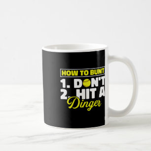 Caneca De Café Moleque de arremesso de softball engraçado Como fa