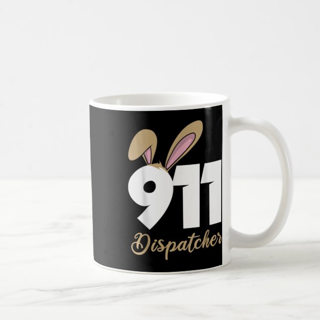 Caneca De Café Moletom com capuz de despachante 911 de Páscoa  (Direita)