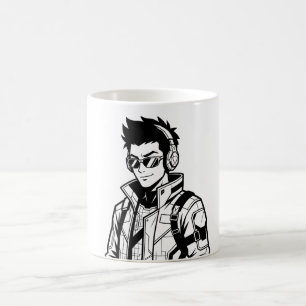 Caneca De Café Moletom com Gráfico de Personagem de Anime Cinemat