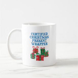 Caneca De Café Molhador de Natal atual certificado