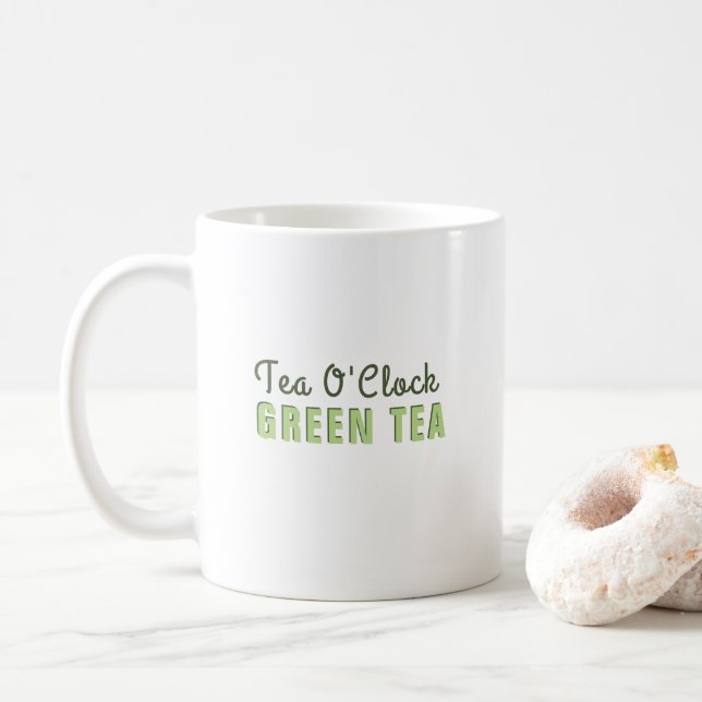 Caneca De Café Molho de café personalizado de chá verde (Com Donut)