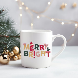 Caneca De Café Molho de café verde-vermelho alegre e brilhante