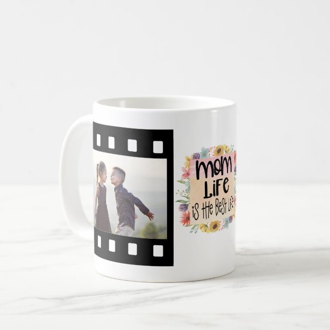 Caneca De Café Molho de Fotografia da Mãe (Frente Esquerda)