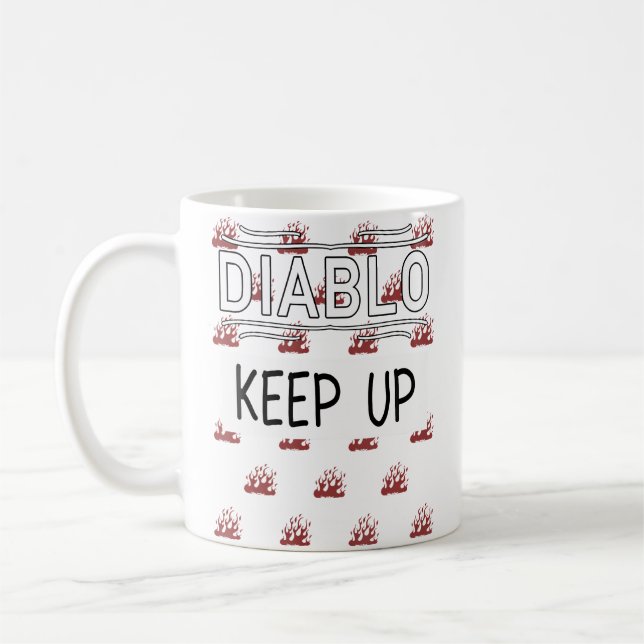 Caneca De Café Molho de Taco Diablo (Esquerda)