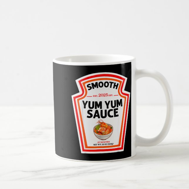 Caneca De Café Molho Smooth Yum Yum Condimento Fantasia Combinand (Direita)