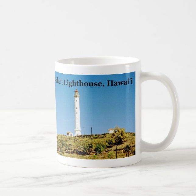 Caneca De Café Moloka'i Lighthouse, Hawai'i Mug (Direita)