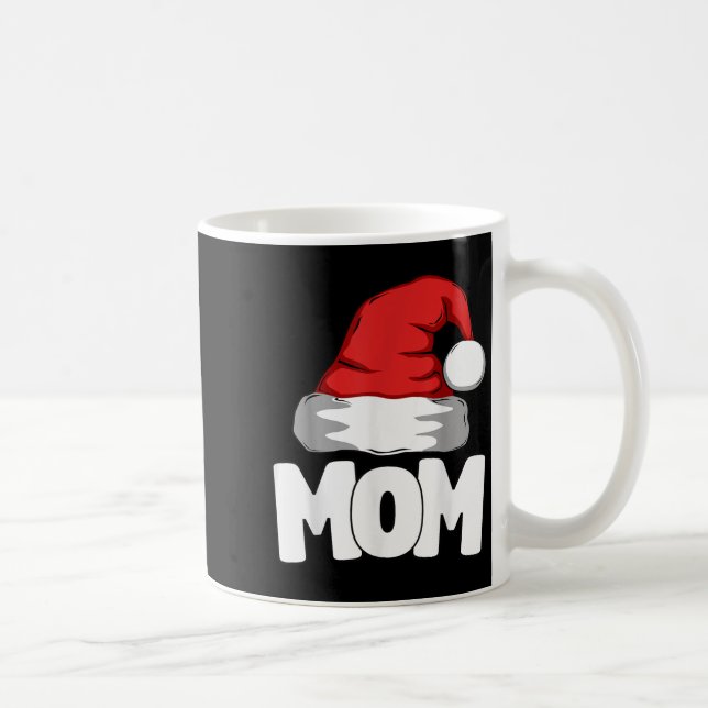 Caneca De Café Mom Christmas Santa Matching Family  (Direita)