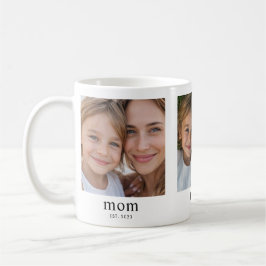 Caneca De Café Mom Established Modern Black 3 Photo