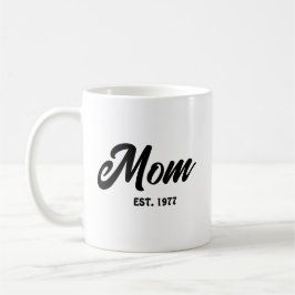 Caneca De Café Mom Established New Mom Gift