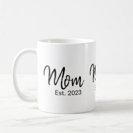 Caneca De Café Mom Established New Mom Gift