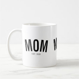 Caneca De Café Mom Established New Mom Gift