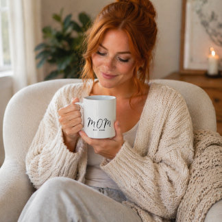 Caneca De Café Mom Established New Mom Gift Coffee