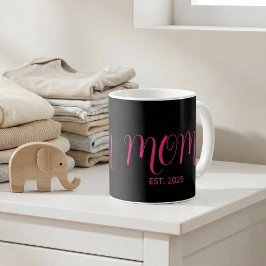 Caneca De Café Mom Established New Mom Gift Coffee Mug