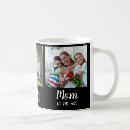 Caneca De Café Mom Established Script Black 3 Photo