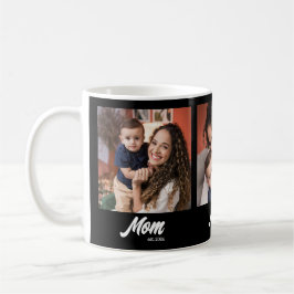 Caneca De Café Mom Established Script Black 3 Photo
