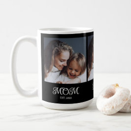 Caneca De Café Mom Established Script Black 3 Photo
