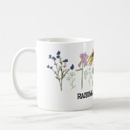 Caneca De Café Mom Raising a wildflower 