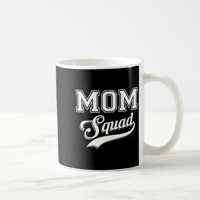 Caneca De Café Mom squad funny mother  (Direita)